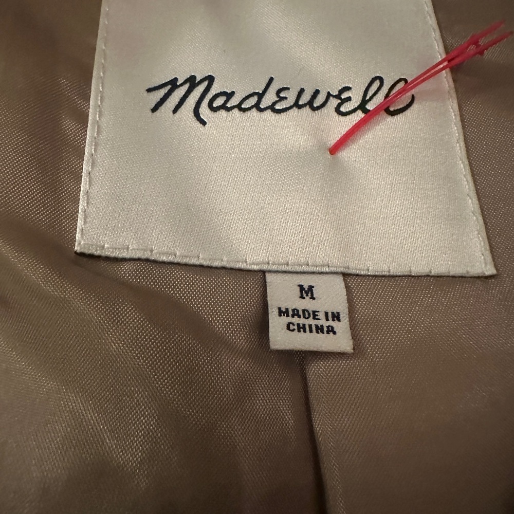 Madewell Velvet Bomber Jacket Size Medium - Picture 4 of 5